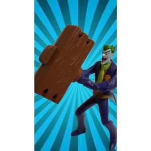 Marvel DC Comics the Joker Smash Hammer 4.5" Figure 2015 Batman McDonald Toy